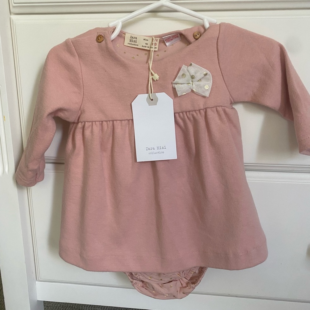 Zara Kids Pink Casual Dress